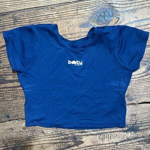 Blue Crop Top for Women
